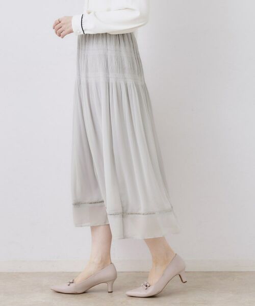 Couture Brooch / クチュールブローチ ロング・マキシ丈スカート | マジョリカプリーツスカート | 詳細2