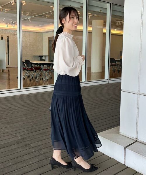 Couture Brooch / クチュールブローチ ロング・マキシ丈スカート | 【ハレの日・通勤】マジョリカプリーツスカート | 詳細28