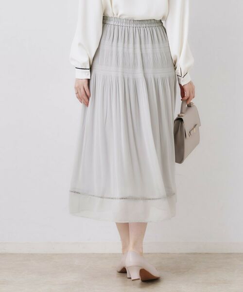 Couture Brooch / クチュールブローチ ロング・マキシ丈スカート | マジョリカプリーツスカート | 詳細3