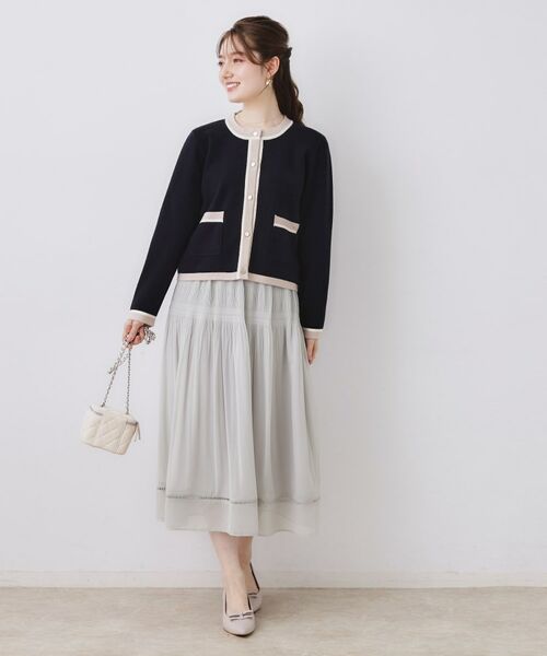 Couture Brooch / クチュールブローチ ロング・マキシ丈スカート | マジョリカプリーツスカート | 詳細4