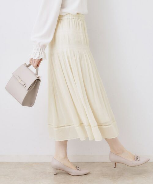 Couture Brooch / クチュールブローチ ロング・マキシ丈スカート | マジョリカプリーツスカート | 詳細9