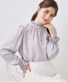 Couture Brooch / クチュールブローチ シャツ・ブラウス | 前後2WAYエンブロレースブラウス