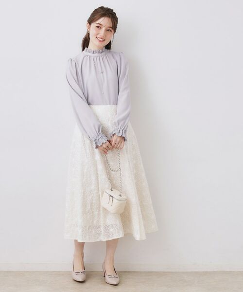 Couture Brooch / クチュールブローチ シャツ・ブラウス | 前後2WAYエンブロレースブラウス | 詳細17