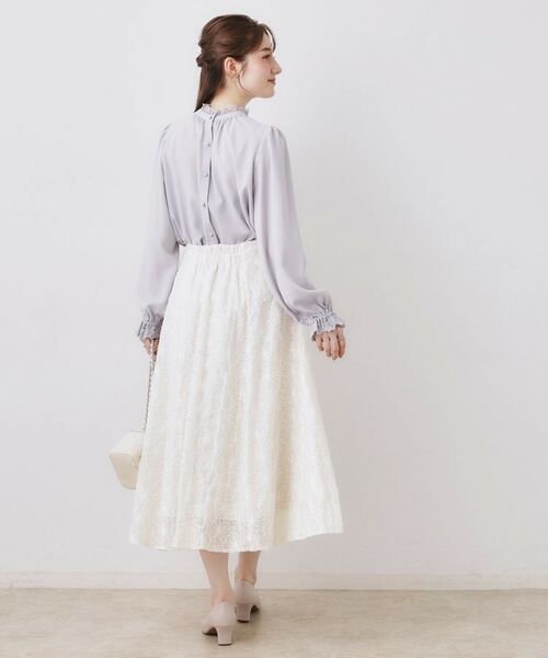 Couture Brooch / クチュールブローチ シャツ・ブラウス | 前後2WAYエンブロレースブラウス | 詳細19