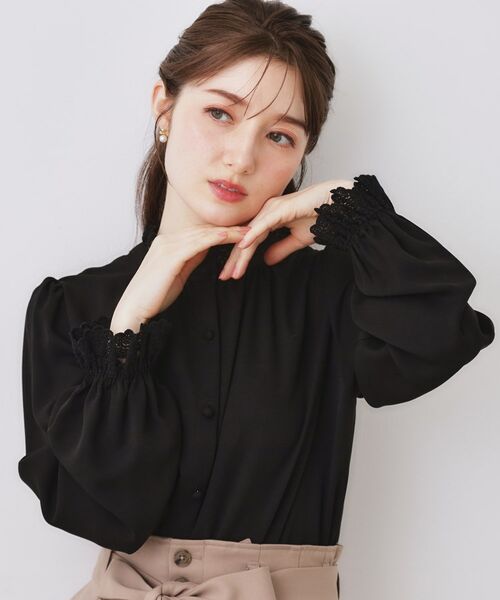 Couture Brooch / クチュールブローチ シャツ・ブラウス | 前後2WAYエンブロレースブラウス | 詳細21