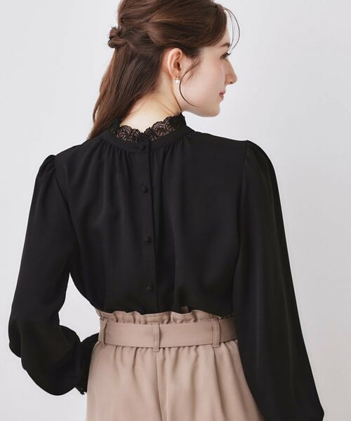 Couture Brooch / クチュールブローチ シャツ・ブラウス | 前後2WAYエンブロレースブラウス | 詳細24