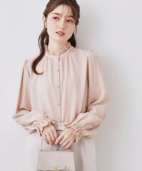 Couture Brooch / クチュールブローチ シャツ・ブラウス | 前後2WAYエンブロレースブラウス | 詳細30