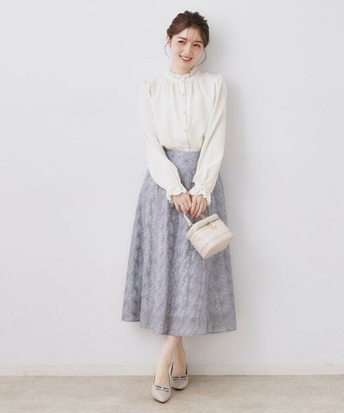 Couture Brooch / クチュールブローチ シャツ・ブラウス | 前後2WAYエンブロレースブラウス | 詳細6