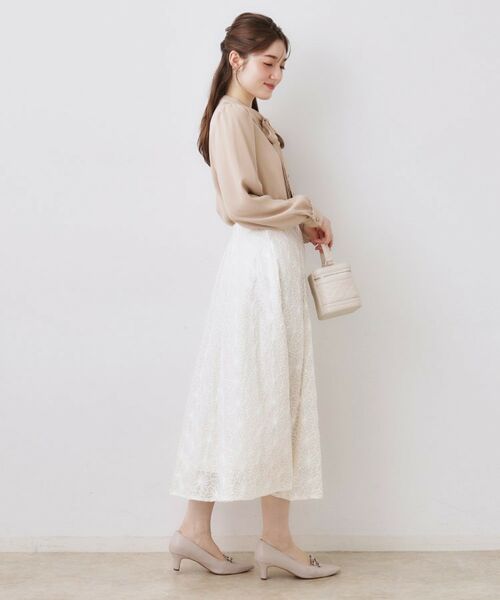 Couture Brooch / クチュールブローチ シャツ・ブラウス | 配色タックタイブラウス | 詳細12