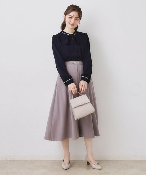 Couture Brooch / クチュールブローチ シャツ・ブラウス | 配色タックタイブラウス | 詳細19