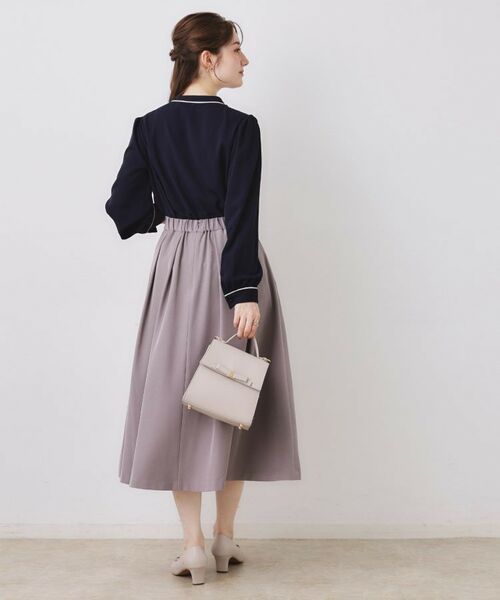 Couture Brooch / クチュールブローチ シャツ・ブラウス | 配色タックタイブラウス | 詳細20