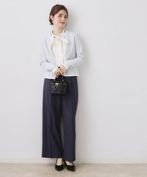 Couture Brooch / クチュールブローチ シャツ・ブラウス | 配色タックタイブラウス | 詳細7