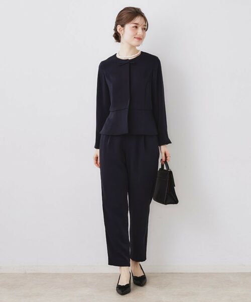 Couture Brooch / クチュールブローチ シャツ・ブラウス | リボンデザイン羽織りペプラムブラウス | 詳細11