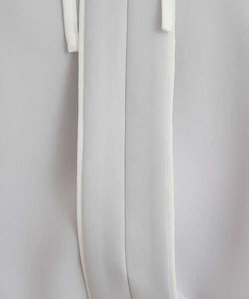 Couture Brooch / クチュールブローチ シャツ・ブラウス | 配色細リボンタイ | 詳細15