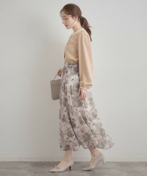 Couture Brooch / クチュールブローチ シャツ・ブラウス | 配色細リボンタイ | 詳細20