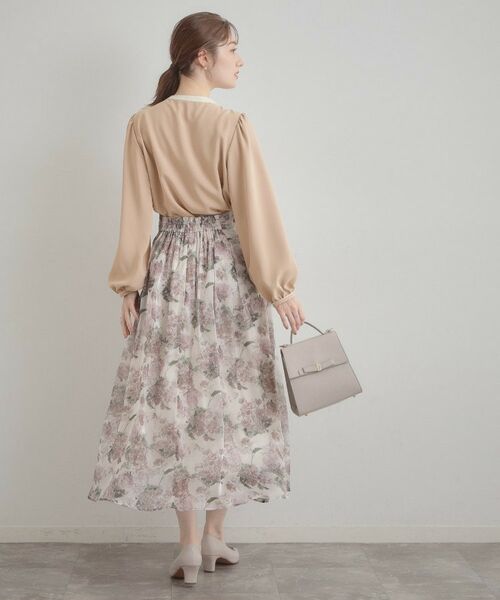 Couture Brooch / クチュールブローチ シャツ・ブラウス | 配色細リボンタイ | 詳細21