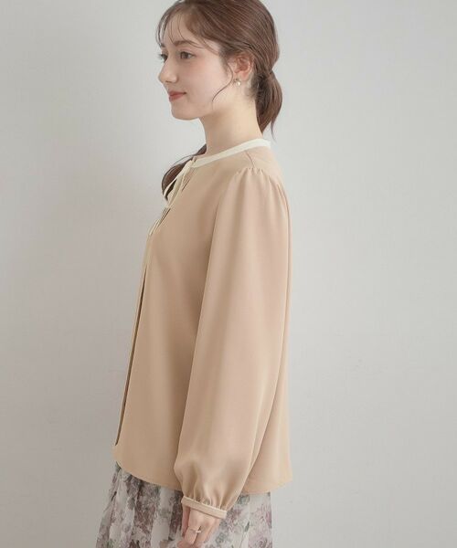 Couture Brooch / クチュールブローチ シャツ・ブラウス | 配色細リボンタイ | 詳細25