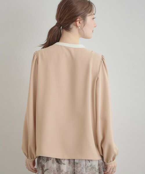 Couture Brooch / クチュールブローチ シャツ・ブラウス | 配色細リボンタイ | 詳細26