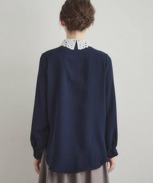 Couture Brooch / クチュールブローチ シャツ・ブラウス | レース衿ジョーゼットブラウス | 詳細17