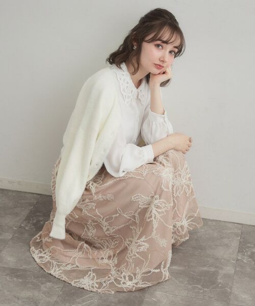 Couture Brooch / クチュールブローチ シャツ・ブラウス | レース衿ジョーゼットブラウス | 詳細5