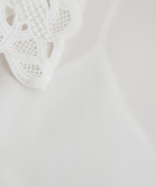 Couture Brooch / クチュールブローチ シャツ・ブラウス | レース衿ジョーゼットブラウス | 詳細7