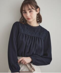 Couture Brooch / クチュールブローチ シャツ・ブラウス | レースドッキングブラウス