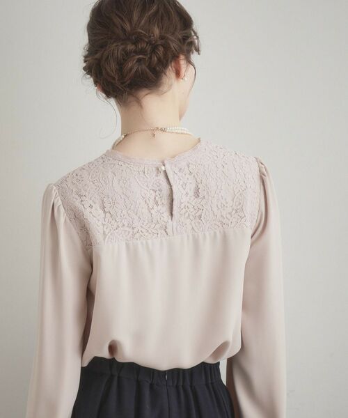 Couture Brooch / クチュールブローチ シャツ・ブラウス | レースドッキングブラウス | 詳細11