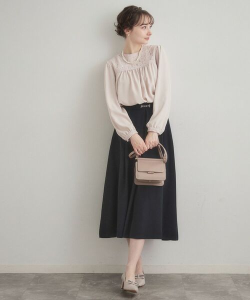 Couture Brooch / クチュールブローチ シャツ・ブラウス | レースドッキングブラウス | 詳細12