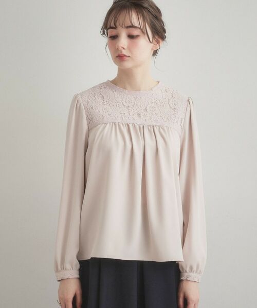 Couture Brooch / クチュールブローチ シャツ・ブラウス | レースドッキングブラウス | 詳細22