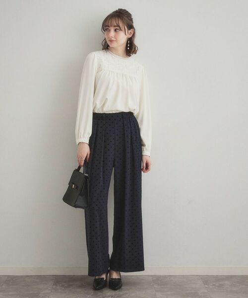 Couture Brooch / クチュールブローチ シャツ・ブラウス | レースドッキングブラウス | 詳細5