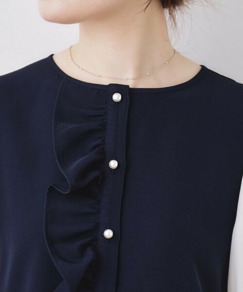 Couture Brooch / クチュールブローチ シャツ・ブラウス | フロントフリルドッキングペプラムブラウス | 詳細18