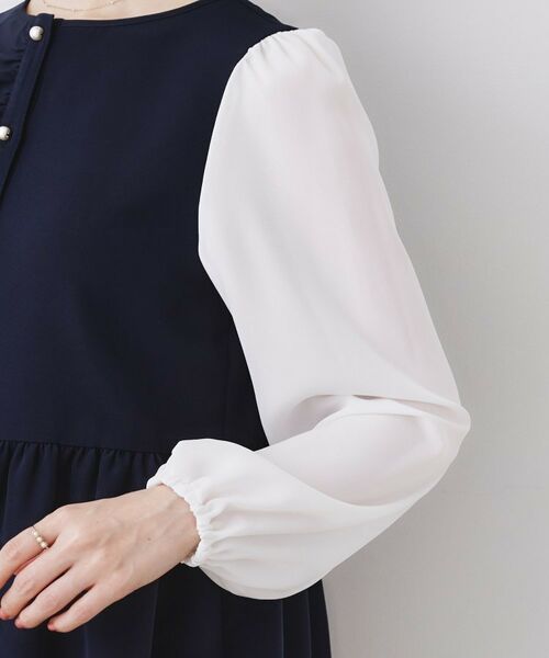 Couture Brooch / クチュールブローチ シャツ・ブラウス | フロントフリルドッキングペプラムブラウス | 詳細19
