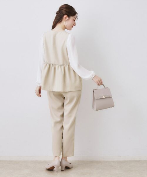 Couture Brooch / クチュールブローチ シャツ・ブラウス | フロントフリルドッキングペプラムブラウス | 詳細6