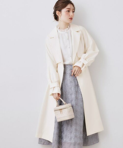 Couture Brooch / クチュールブローチ トレンチコート | 撥水ロングトレンチコート | 詳細1