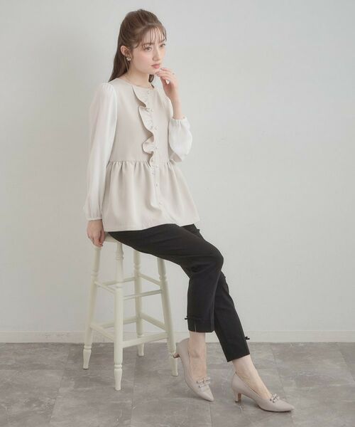 Couture Brooch / クチュールブローチ パンツ | リボンハイパーストレッチパンツ | 詳細6