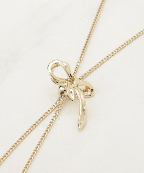 Couture Brooch / クチュールブローチ ネックレス・ペンダント・チョーカー | リボンパール調ロングネックレス | 詳細3