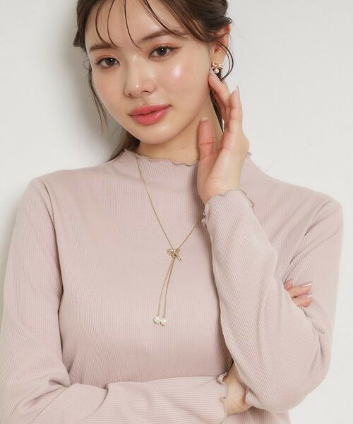 Couture Brooch / クチュールブローチ ネックレス・ペンダント・チョーカー | リボンパール調ロングネックレス | 詳細4