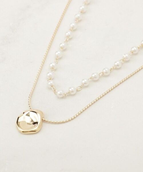 Couture Brooch / クチュールブローチ ネックレス・ペンダント・チョーカー | レイヤードパール調ネックレス | 詳細2