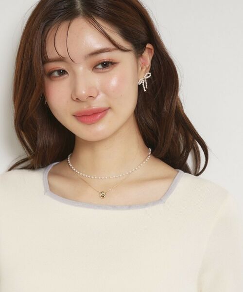 Couture Brooch / クチュールブローチ ネックレス・ペンダント・チョーカー | レイヤードパール調ネックレス | 詳細4