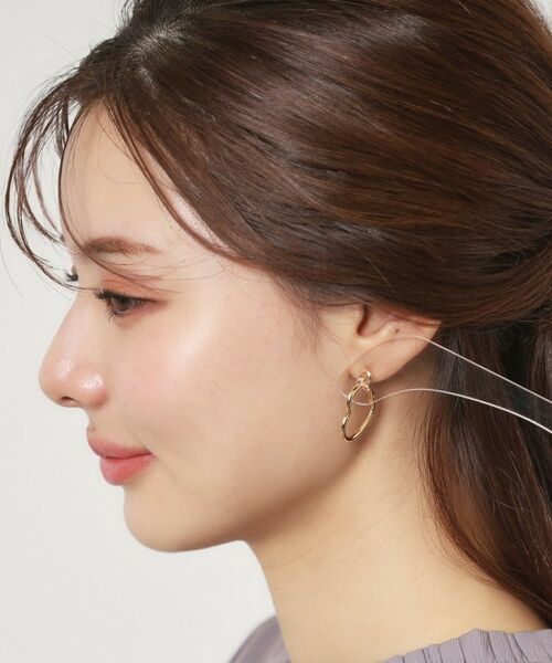 Couture Brooch / クチュールブローチ ピアス・イヤリング | ハートフープピアス | 詳細5