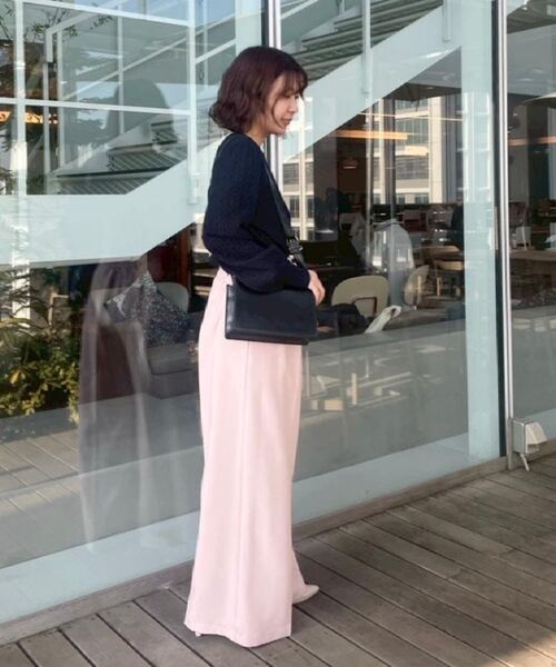 Couture Brooch / クチュールブローチ ニット・セーター | 【洗える】リボンエンブロ細ケーブルニット | 詳細30