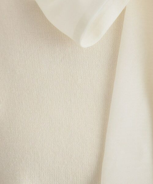 Couture Brooch / クチュールブローチ ニット・セーター | 【洗える・着映え】オーガンジーリボンタイ ニット | 詳細24