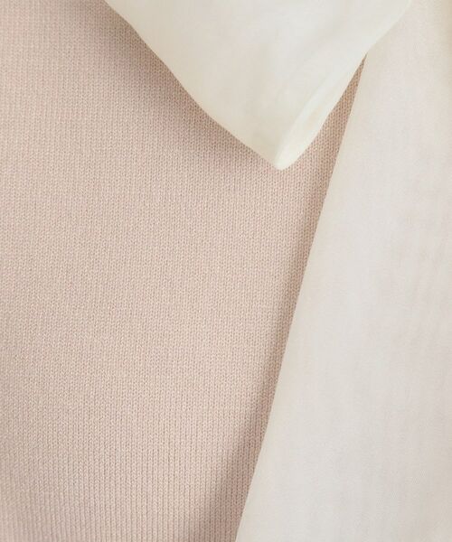 Couture Brooch / クチュールブローチ ニット・セーター | 【洗える・着映え】オーガンジーリボンタイ ニット | 詳細26