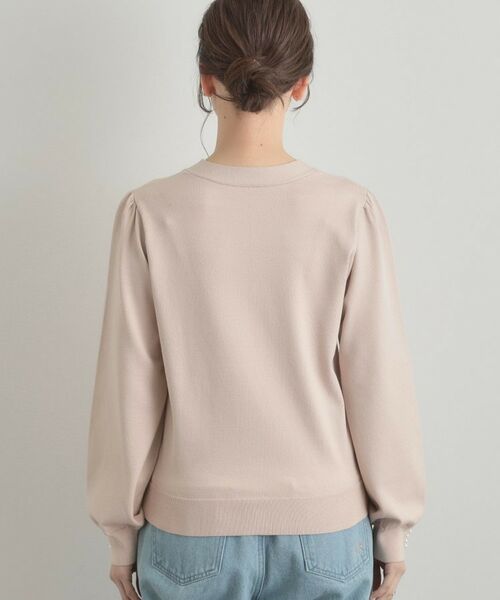 Couture Brooch / クチュールブローチ ニット・セーター | 【洗える・着映え】オーガンジーリボンタイ ニット | 詳細29