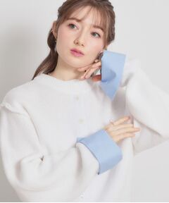 Couture Brooch / クチュールブローチ カーディガン・ボレロ | シャツレイヤード風カーディガン