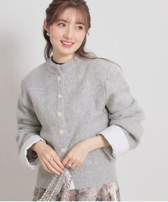 Couture Brooch / クチュールブローチ カーディガン・ボレロ | シャツレイヤード風カーディガン