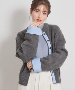 Couture Brooch / クチュールブローチ カーディガン・ボレロ | シャツレイヤード風カーディガン