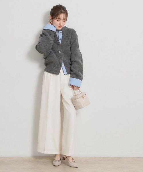 Couture Brooch / クチュールブローチ カーディガン・ボレロ | シャツレイヤード風カーディガン | 詳細18