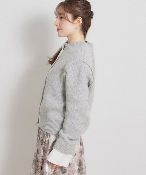 Couture Brooch / クチュールブローチ カーディガン・ボレロ | シャツレイヤード風カーディガン | 詳細23