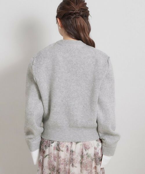 Couture Brooch / クチュールブローチ カーディガン・ボレロ | シャツレイヤード風カーディガン | 詳細24